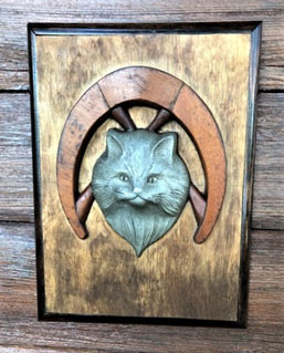 Cat's Face Plaque