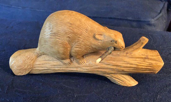 Beaver Carving