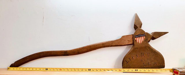 "Liberty and Law" Parade Axe