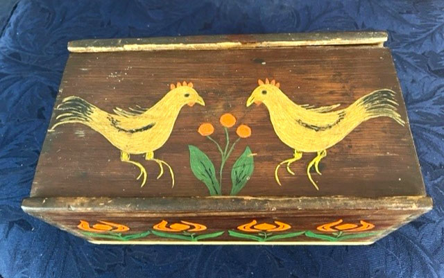 Slide Lid Candle Box With Birds