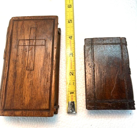 Pair of Small Spruce Gum Boxes
