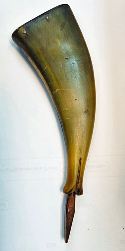 Fish Form Powder Horn