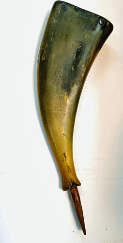 Fish Form Powder Horn