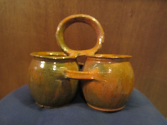 Redware Double Jars