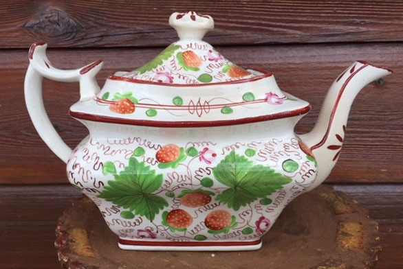 Strawberry Soft Paste Teapot