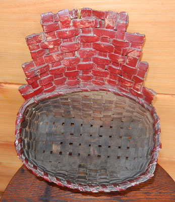 Red Wall Basket