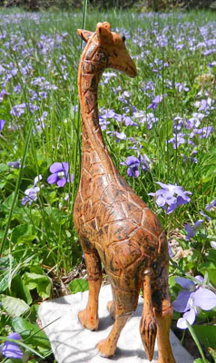 Giraffe Carving