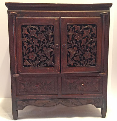 Cabinet With Reticulated Doors