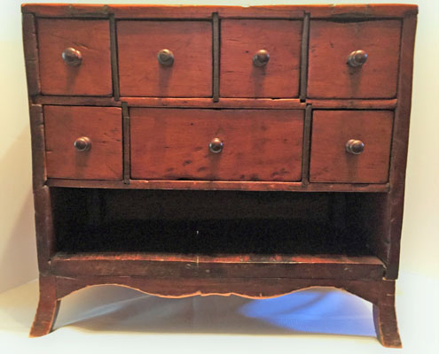 Country Hepplewhite Apothecary Chest