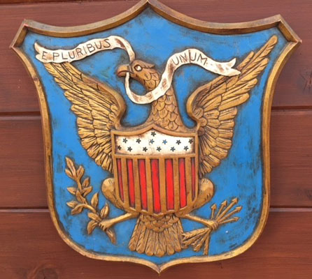 Patriotic Eagle Plaque