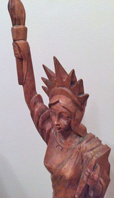 Statue of Liberty Carving