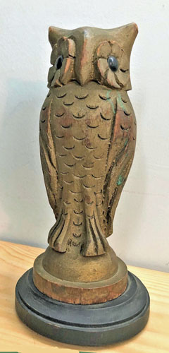 Small Owl Carving