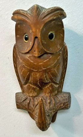 Black Forest Owl Coat Hanger