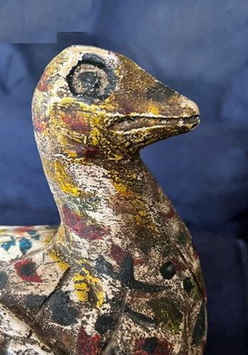 Funky and Folky Little Bird Carving
