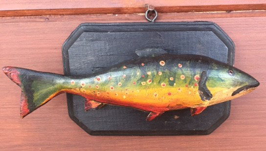 Small Trout Carving