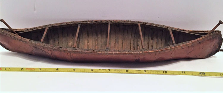 Miniature Birch Bark Canoe